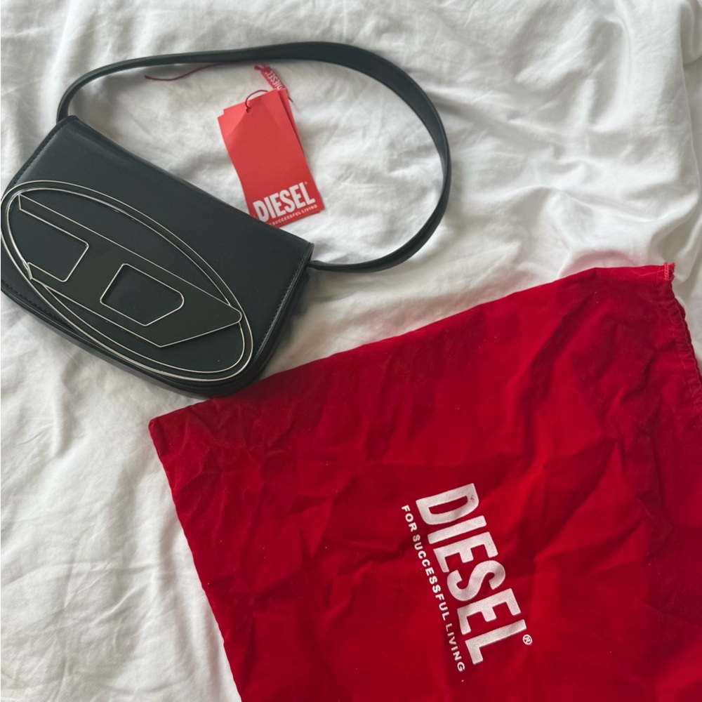 Diesel Black Crossbody Bag